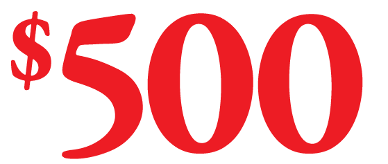 $500 OFF