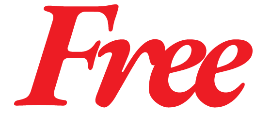 Partial red cursive text on a white background.