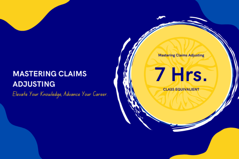 mastering claims adjusting course